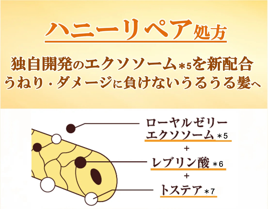 &honey Precious Repair Hair Pack Honey Repair Formula with Royal Jelly Exosome diagram