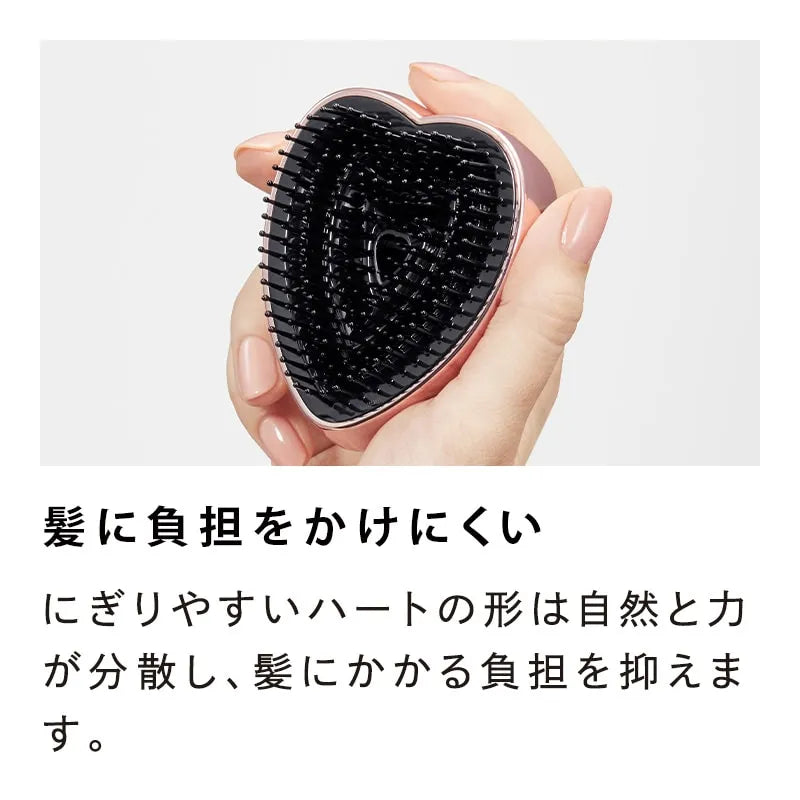 Escova de Cabelo Compacta ReFa Heart Brush Mini – Desembaraça e Aumenta o Brilho