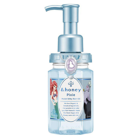 &honey Disney Princesses & Villains Collaboration – Pixie Moist Silky Hair Oil (Ariel & Ursula) 100ml