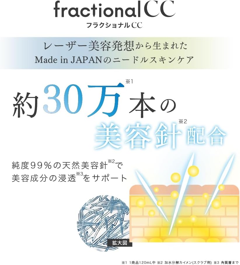 Máscara Facial CC Needle Serum C fracionada – 6 folhas (fabricada no Japão)