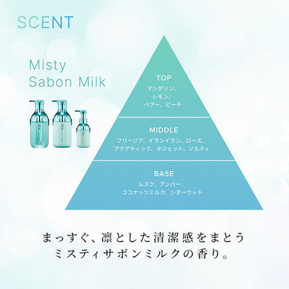 ReFa Milk Protein Shampoo STRAIGHT Misty Sabon Milk - 500ml