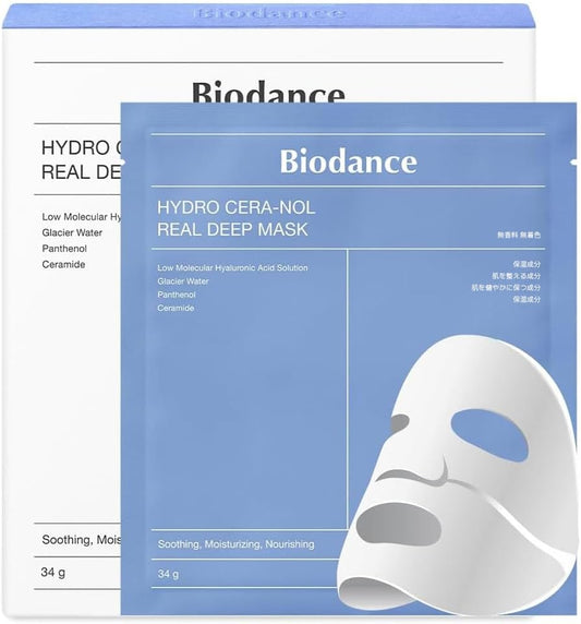 Biodance Hydro Cera-Nol Real Deep Mask (34 g x 4 folhas)