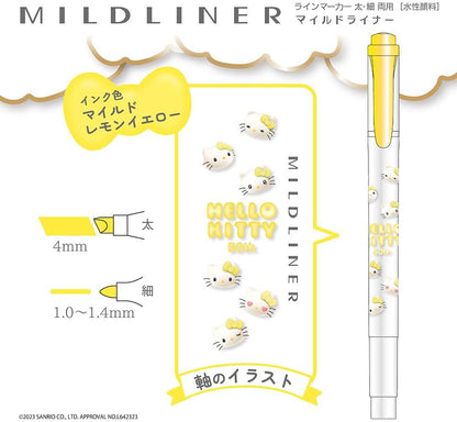 ZEBRA MILDLINER – Hello Kitty 50th Anniversary Design 5 Color Set WKT7 HK 5C