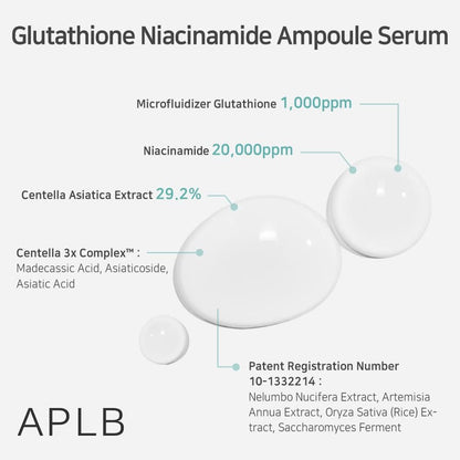 APLB Glutationa Niacinamida Ampola Sérum – 40ml