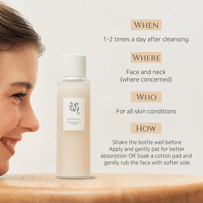Beauty of Joseon - Tônico de Leite de Arroz Regenerador 150ml