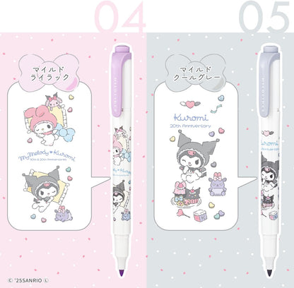 ZEBRA MILDLINER – My Melody & Kuromi Anniversary Limited Edition 5 Color Set WKT7 MMKU 5C