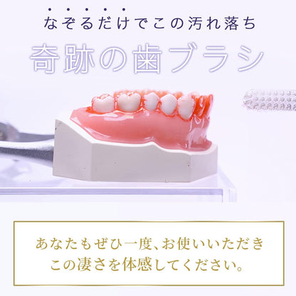 Kiseki no Oral Care – Escova de Dentes Milagrosa Triângulo (Formato de Pirâmide) – Conjunto de 3 peças Média/Regular