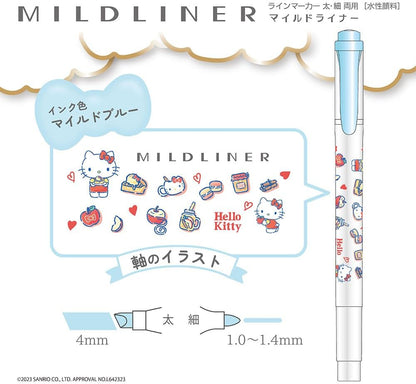 ZEBRA MILDLINER – Hello Kitty 50th Anniversary Design 5 Color Set WKT7 HK 5C
