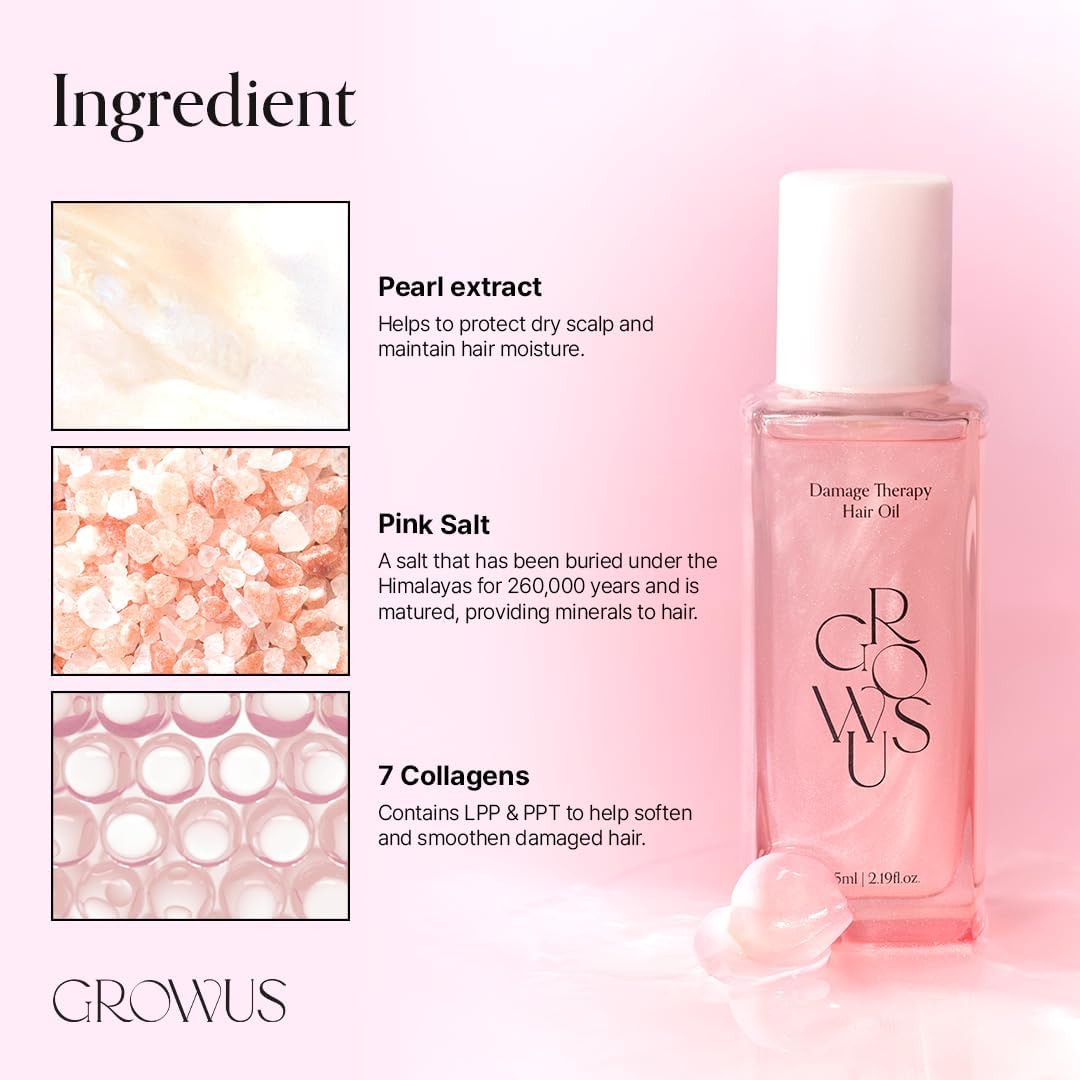 GROWUS Damage Therapy Hair Oil 65ml