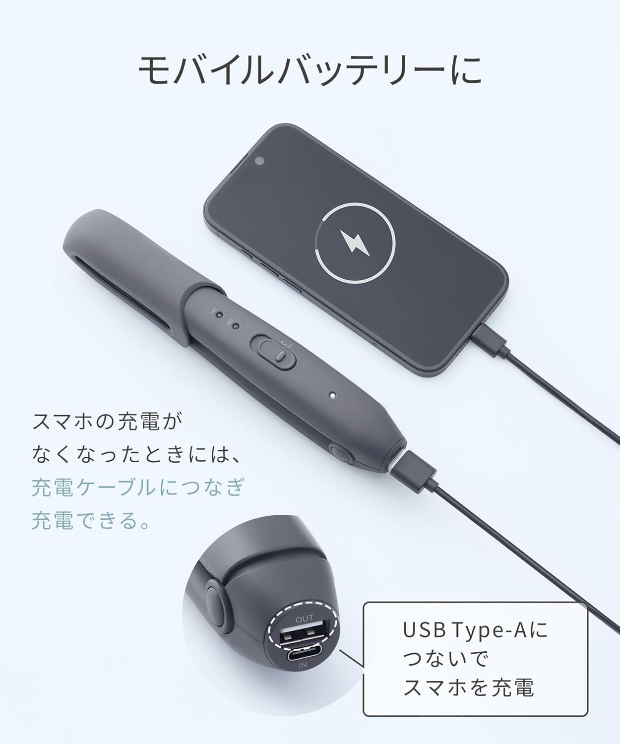 SALONIA CORDLESS HAIR STRAIGHTENER IRON