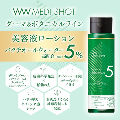 MEDI SHOT Derma & Botanical Wrinkle Serum Lotion 150ml (Made in Japan)