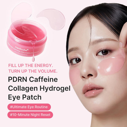 medicube PDRN Pink Caffeine Collagen Eye Patch – 85g (60 Patches)