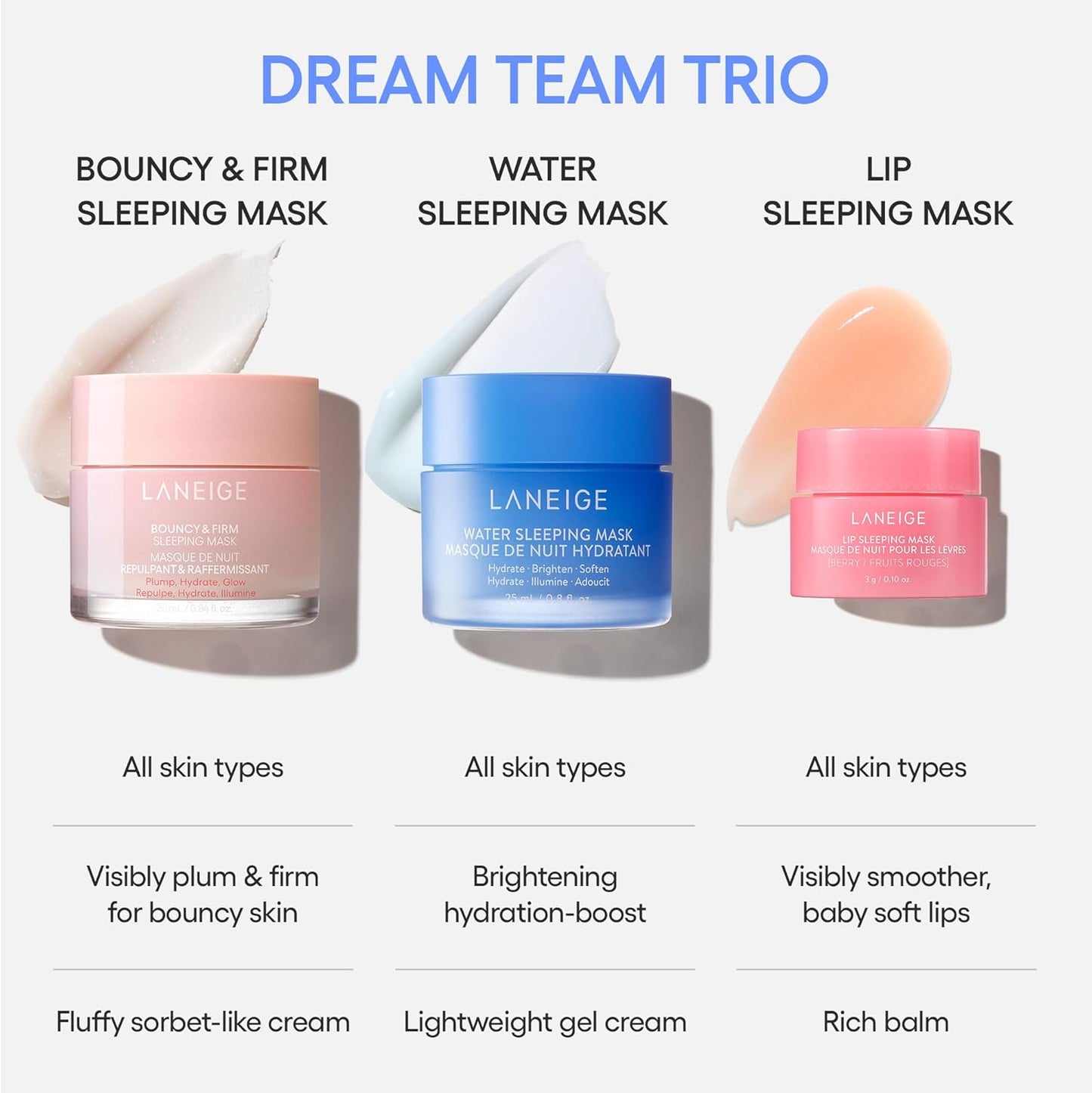 LANEIGE Dream Team Trio Kit (Limited Edition Set)