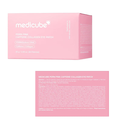 medicube PDRN Pink Caffeine Collagen Eye Patch – 85g (60 Patches)