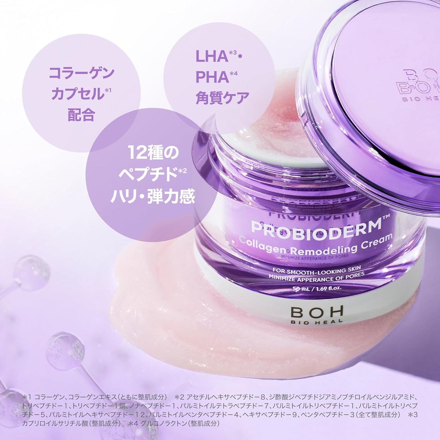 BIOHEAL BOH Probioderm™ Creme Remodelador de Colágeno – 50ml