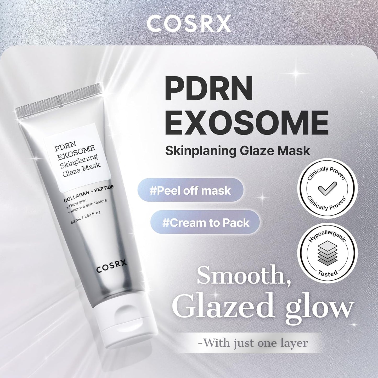 COSRX PDRN EXOSOME Skinplaning Glaze Mask – 50ml