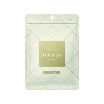 Máscara facial Lululun Precious Sheet Mask CLEAR (branca) - 7 peças