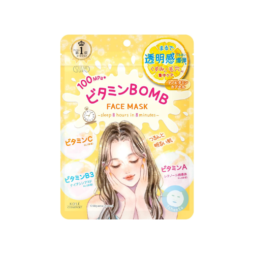 Máscara Vitamin BOMB CLEAR TURN (7 folhas)