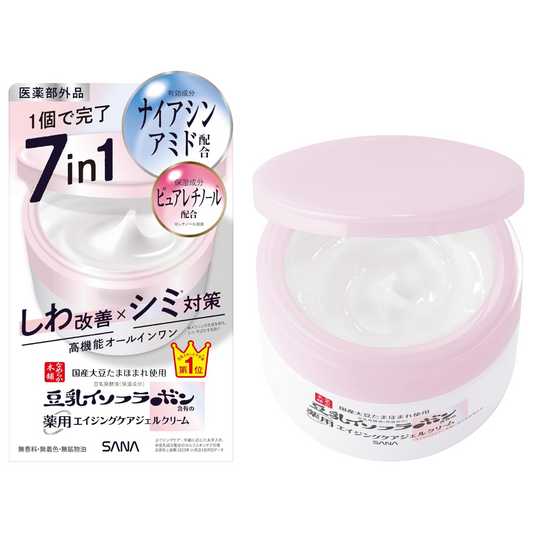 Sana Nameraka Honpo Gel Creme Antirrugas Medicinal Branco - 100g