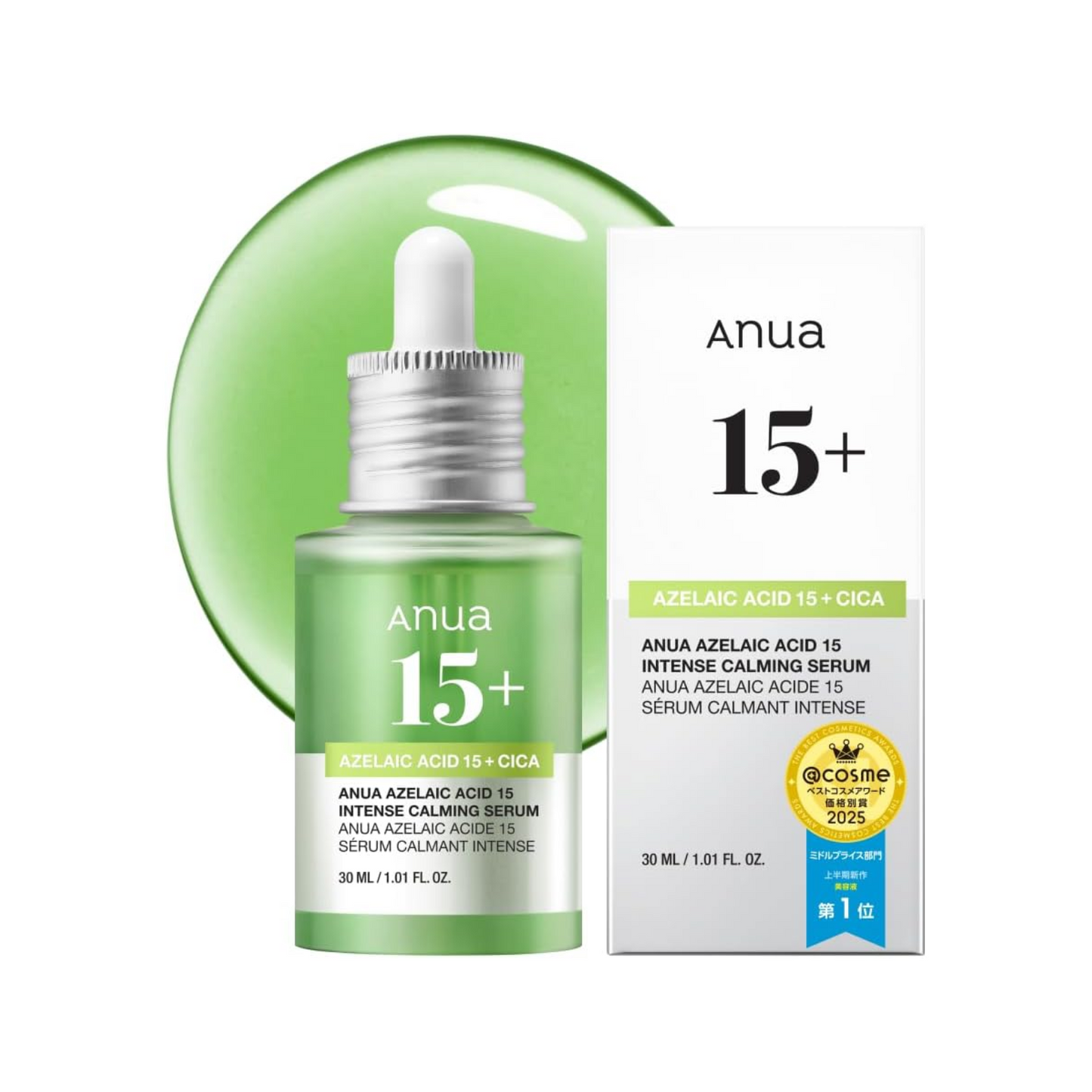 ANUA Azelaic Acid 15% Intense Calming Serum 30ml