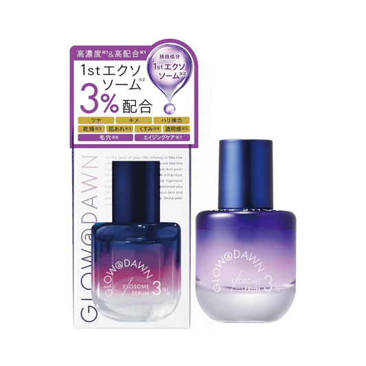 GLOW@DAWN 1st Exosome High Concentration Serum – 3% Exosome (Made in Japan)