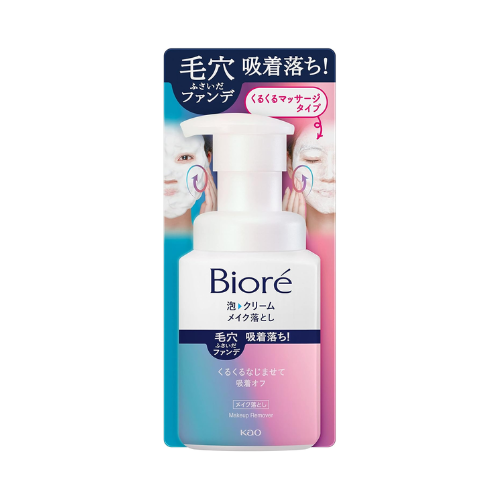 Refil demaquilante em creme de espuma Biore - 210ml