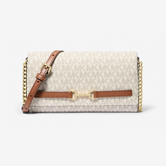 MICHAEL KORS OUTLET – CARSON Convertible Crossbody Large MK Signature