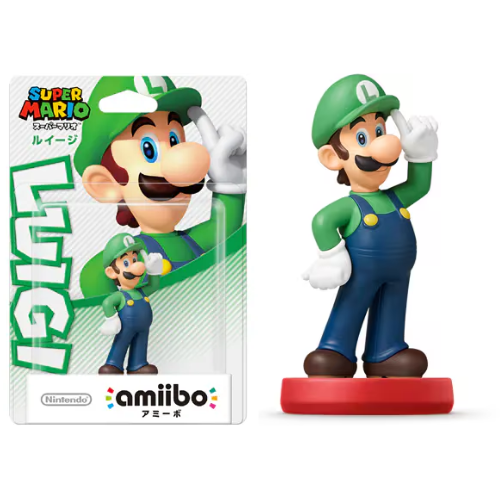 Nintendo amiibo – Luigi (Super Mario Series) [Game-Interactive Character Figure]
