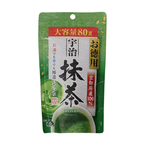 Tea no Daigo Value Uji Matcha – 80g (100% Kyoto-Grown, Resealable Pouch)