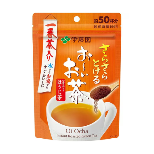 ITO EN “Oi Ocha” Hojicha Roasted Green Tea Powder – 40g (Resealable Pouch)