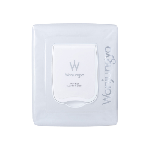 Folha de limpeza diária com leite Wonjungyo – 50 folhas