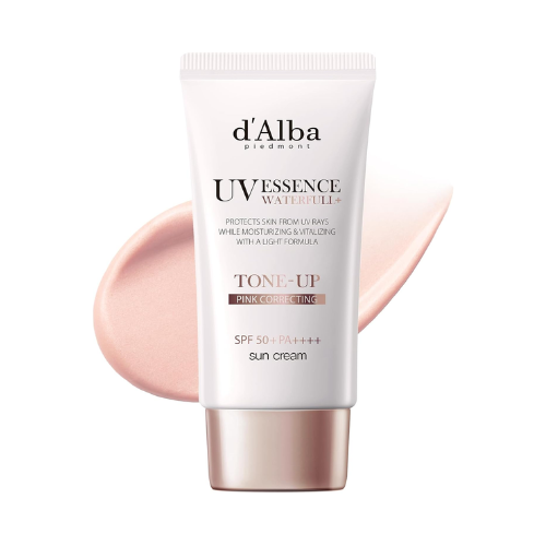 d'Alba Tone-Up UV Essence Creme Solar – Rosa 50ml