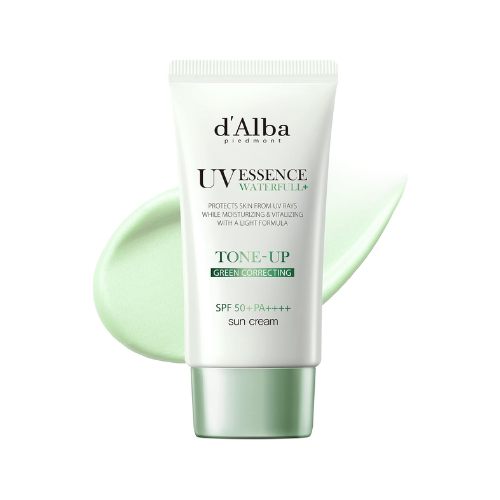 d'Alba Tone-Up UV Essence Sun Cream – Green 50ml