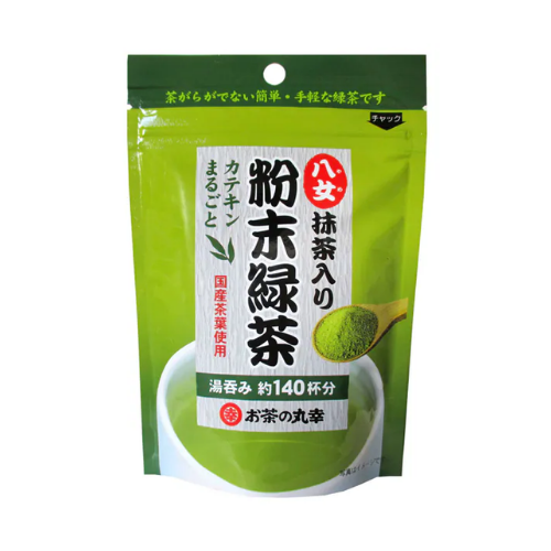 Maruko Tea Yame Matcha-Infused Powdered Green Tea – 70g (Resealable Pouch)