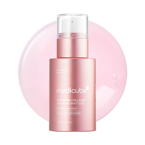 medicube PDRN Injeção de Exossomo de Colágeno Rosa 30ml