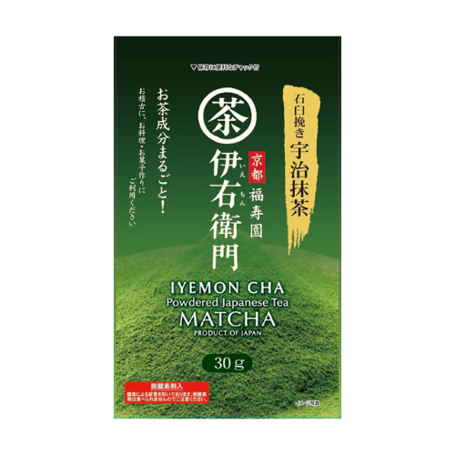 Iyemon Stone-Milled Uji Matcha – 30g (Uji no Tsuyu Seicha)