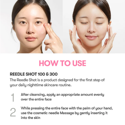 VT COSMETICS – Colágeno Reedle Shot 100 - Sachê em bastão (1,5 ml × 6 sachês)