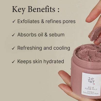 Beauty of Joseon - Máscara Refrescante de Feijão Vermelho para Poros (140ml)