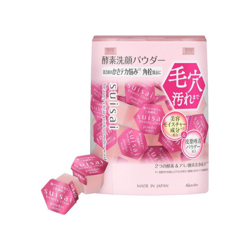 SUISAI BEAUTY CLEAR PINK POWDER WASH