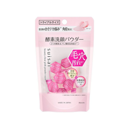 SUISAI BEAUTY CLEAR PINK POWDER WASH