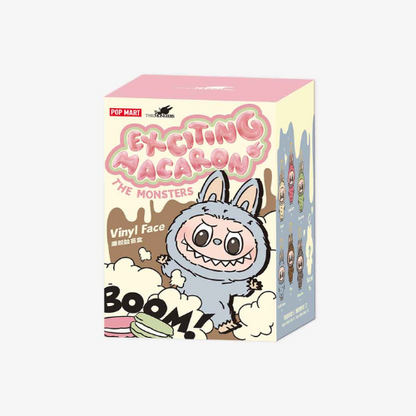 -POP MART LABUBU THE MONSTERS - Exciting Macaron Vinyl Face Blind Box (Original) SINGLE BOX