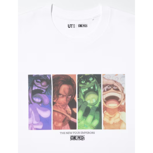 UNIQLO - ONE PIECE UT Graphic T-Shirt | The New Four Emperors (WHITE)