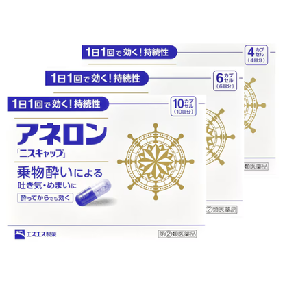 SS Pharmaceutical - ANERON (ANELON) Niscap Motion Sickness Relief Capsules