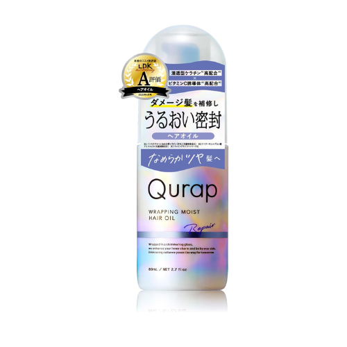 Qurap Wrapping Moist Hair Oil 80ml