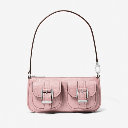 MICHAEL KORS OUTLET – Zoe Pebbled Leather Pochette Shoulder Small