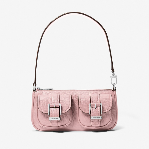 MICHAEL KORS OUTLET – Zoe Pebbled Leather Pochette Shoulder Small