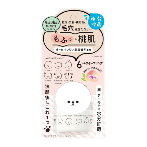 Mofumofu Friends All-in-One Beauty Gel 50g (Peach Scent) – Made in Japan