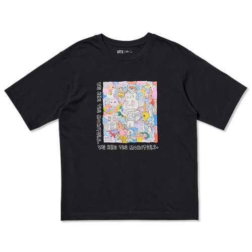UNIQLO - POP MART UT Graphic T-Shirt Women | THE MONSTERS (BLACK)