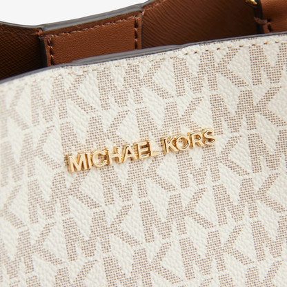 MICHAEL KORS OUTLET – Pratt Bucket Crossbody Small - MK Signature