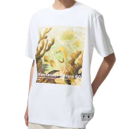 UNIQLO Pokémon UT Graphic T-Shirt | Omanyte (WHITE)